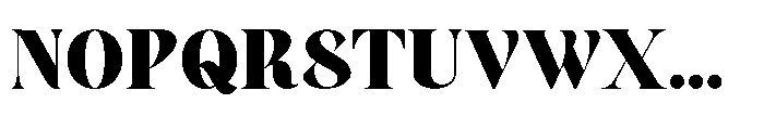 Aver Magera Regular Font UPPERCASE