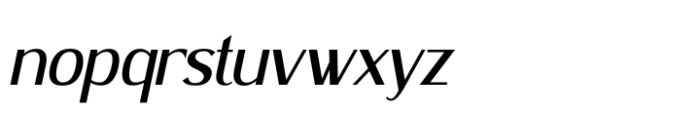 Averilsad Italic Font LOWERCASE