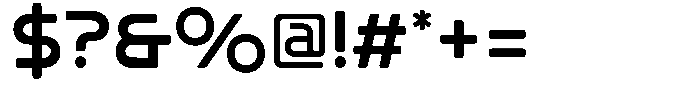 Averion Regular Font OTHER CHARS