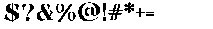 Avermont Regular Font OTHER CHARS