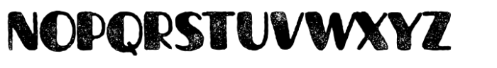 Averon Dust Rough Font UPPERCASE