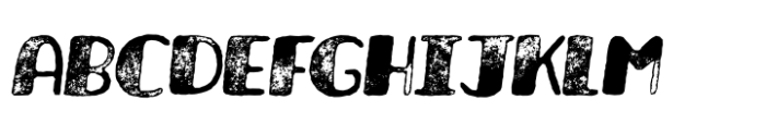 Averon Old Press Rough Italic Font UPPERCASE