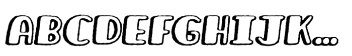 Averon Shadow Rough Italic FONT