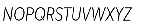 Averta PE Narrow Light Italic Font UPPERCASE