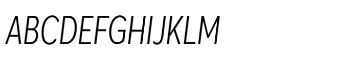Averta Standard PE Condensed Light Italic Font UPPERCASE