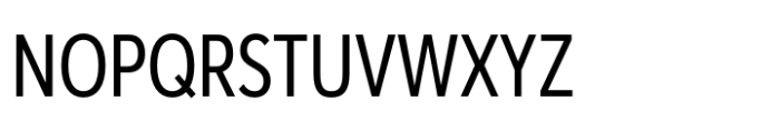 Averta Standard PE Condensed Regular Font UPPERCASE