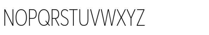 Averta Standard PE Condensed Thin Font UPPERCASE