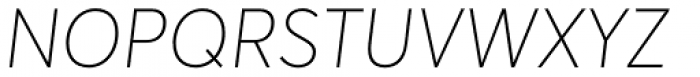 Averta Std Cyr Thin Italic Font UPPERCASE