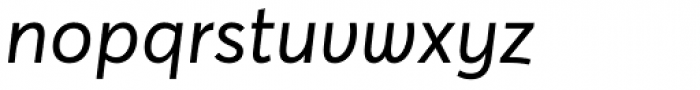 Averta Std Italic Font LOWERCASE
