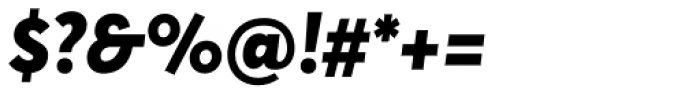 Averta Std PE Black Italic Font OTHER CHARS