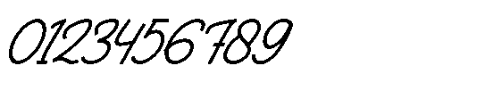 Averty Meadow Italic Font OTHER CHARS