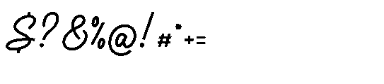 Averty Meadow Regular Font OTHER CHARS