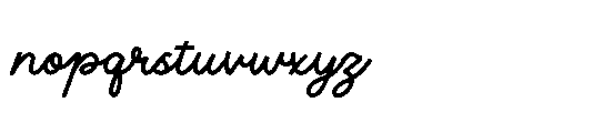 Averty Meadow Regular Font LOWERCASE