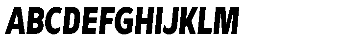 Avestra Black Condensed Italic Font UPPERCASE