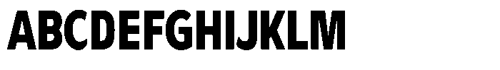 Avestra Black Condensed Font UPPERCASE