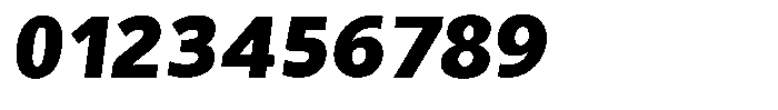 Avestra Black Italic Font OTHER CHARS