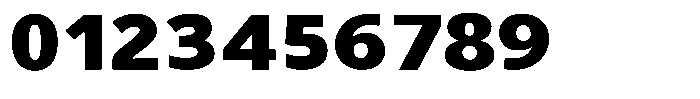 Avestra Black Semi Expanded Font OTHER CHARS