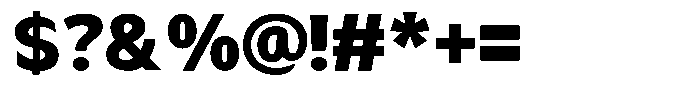 Avestra Black Font OTHER CHARS