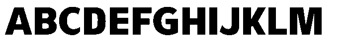 Avestra Black Font UPPERCASE