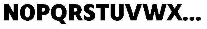 Avestra Black Font UPPERCASE