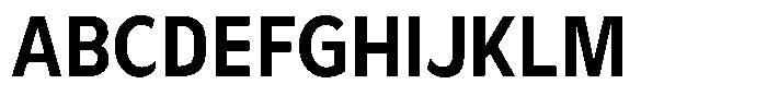 Avestra Bold Semi Condensed Font UPPERCASE