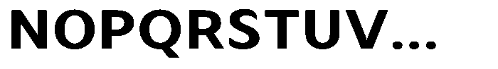 Avestra Bold Semi Expanded Font UPPERCASE