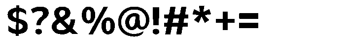 Avestra Bold Font OTHER CHARS
