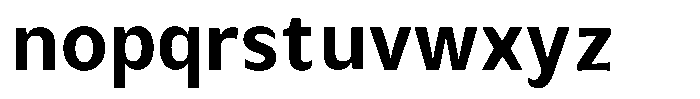 Avestra Bold Font LOWERCASE