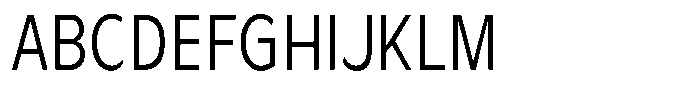 Avestra Condensed Font UPPERCASE