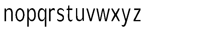 Avestra Condensed Font LOWERCASE