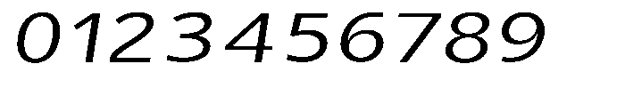 Avestra Expanded Italic Font OTHER CHARS