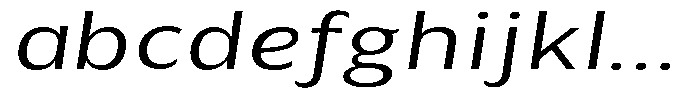 Avestra Expanded Italic FONT
