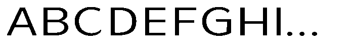 Avestra Expanded Font UPPERCASE