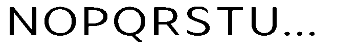 Avestra Expanded Font UPPERCASE