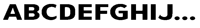 Avestra Extra Bold Expanded Font UPPERCASE