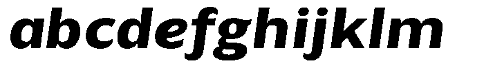 Avestra Extra Bold Sem Exp Italic FONT