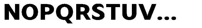 Avestra Extra Bold Semi Expanded Font UPPERCASE