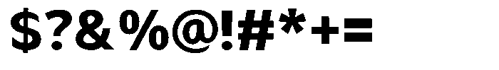 Avestra Extra Bold Font OTHER CHARS