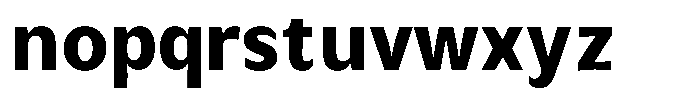 Avestra Extra Bold Font LOWERCASE