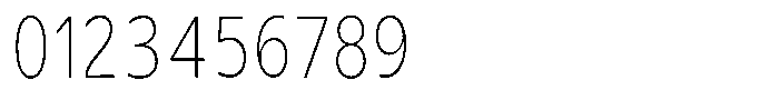 Avestra Extra Light Condensed Font OTHER CHARS