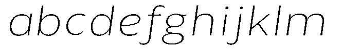 Avestra Extra Light Sem Exp Italic FONT