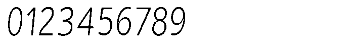 Avestra Light Condensed Italic Font OTHER CHARS