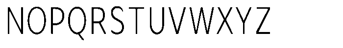 Avestra Light Condensed Font UPPERCASE