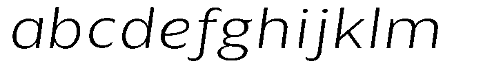 Avestra Light Sem Exp Italic FONT