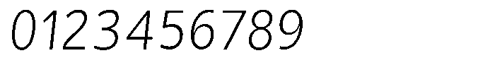 Avestra Light Semi Condensed Italic Font OTHER CHARS
