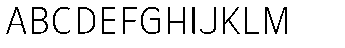 Avestra Light Semi Condensed Font UPPERCASE