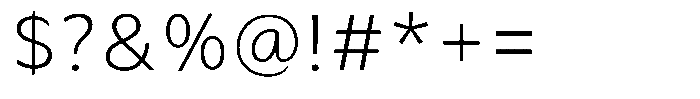 Avestra Light Font OTHER CHARS