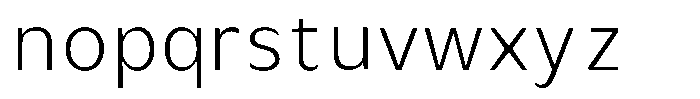 Avestra Light Font LOWERCASE