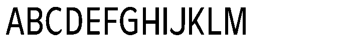Avestra Medium Condensed Font UPPERCASE