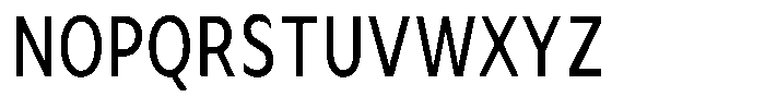 Avestra Medium Condensed Font UPPERCASE